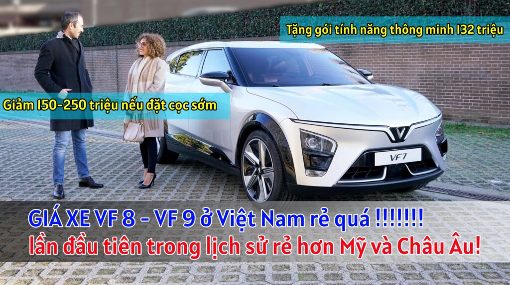 Giá bán và ưu đãi khi đặt cọc xe VF 8 và VF 9